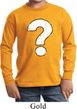 Kids Distressed Question Long Sleeve Shirt