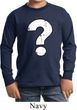 Kids Distressed Question Long Sleeve Shirt