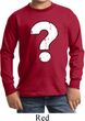 Kids Distressed Question Long Sleeve Shirt