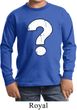 Kids Distressed Question Long Sleeve Shirt