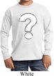 Kids Distressed Question Long Sleeve Shirt