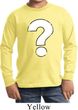 Kids Distressed Question Long Sleeve Shirt