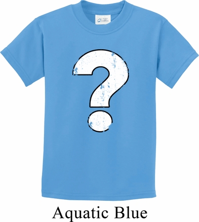 Kids Distressed Question Shirt