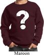 Kids Distressed Question Sweat Shirt