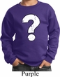 Kids Distressed Question Sweat Shirt