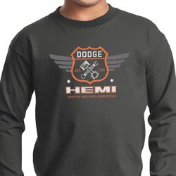Kids Dodge Garage Hemi Long Sleeve Shirt