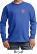 Kids Dodge Garage Pocket Print Long Sleeve Shirt