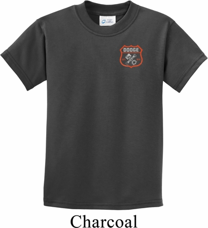 Kids Dodge Garage Pocket Print Shirt