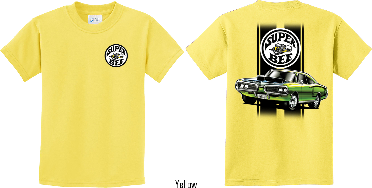 Dodge Super Bee Youth T-Shirt - American Muscle Car Kids Tee (S-XL) - View #4