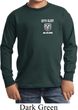 Kids Dodge Guts and Glory Ram Logo Pocket Print Long Sleeve Shirt