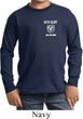 Kids Dodge Guts and Glory Ram Logo Pocket Print Long Sleeve Shirt