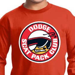 Kids Dodge Shirt Dodge Scat Pack Club Long Sleeve Tee T-Shirt