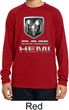 Kids Dodge Shirt Ram Hemi Logo Dry Wicking Long Sleeve Tee T-Shirt