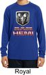 Kids Dodge Shirt Ram Hemi Logo Dry Wicking Long Sleeve Tee T-Shirt