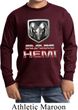 Kids Dodge Shirt Ram Hemi Logo Long Sleeve Tee T-Shirt
