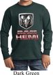 Kids Dodge Shirt Ram Hemi Logo Long Sleeve Tee T-Shirt