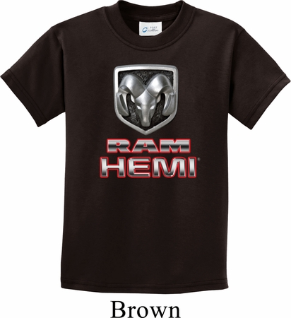 Kids Dodge Shirt Ram Hemi Logo Tee T-Shirt