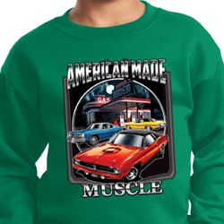 Kids Dodge Sweatshirt Chrysler American Made Sweat Shirt
