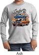 Kids Dodge Tee Blue and Orange Super Bee Youth Long Sleeve