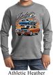 Kids Dodge Tee Blue and Orange Super Bee Youth Long Sleeve