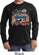 Kids Dodge Tee Blue and Orange Super Bee Youth Long Sleeve