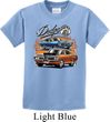 Kids Dodge Tee Blue and Orange Super Bee Youth Shirt