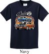 Kids Dodge Tee Blue and Orange Super Bee Youth Shirt