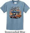 Kids Dodge Tee Blue and Orange Super Bee Youth Shirt