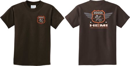 Kids Dodge Tee Garage Hemi (Front & Back) Youth T-shirt