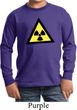 Kids Fallout Shirt Radioactive Triangle Long Sleeve Tee T-Shirt