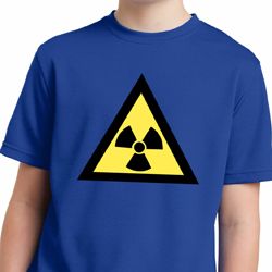 Kids Fallout Shirt Radioactive Triangle Moisture Wicking Tee T-Shirt