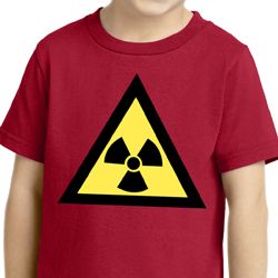 Kids Fallout Shirt Radioactive Triangle Toddler Tee T-Shirt
