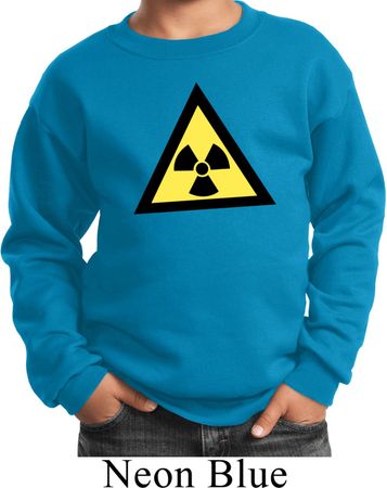 Kids Fallout Sweatshirt Radioactive Triangle Sweat Shirt
