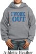 Kids Fitness Hoodie I Work Out Hoody
