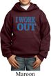 Kids Fitness Hoodie I Work Out Hoody