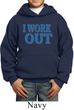 Kids Fitness Hoodie I Work Out Hoody