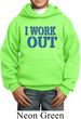 Kids Fitness Hoodie I Work Out Hoody