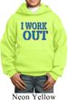 Kids Fitness Hoodie I Work Out Hoody