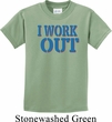 Kids Fitness Shirt I Work Out Tee T-Shirt