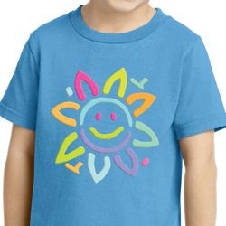 Kids Flower Shirt Sunflower Toddler Tee T-Shirt