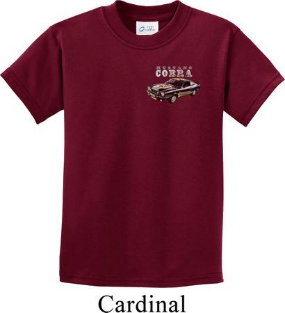 Kids Ford 1974 Cobra Profile Pocket Print Shirt