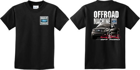 Kids Ford F-150 Off Road Machine (Front & Back) Youth Shirt