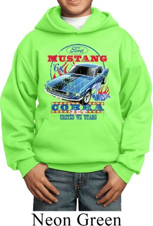 Kids Ford Hoodie 1968 Cobra Jet Hoody