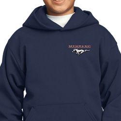 Kids Ford Hoodie Mustang Pocket Print Youth Hoody