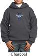 Kids Ford Hoodie The Legend Lives Crest Small Print Hoody