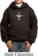 Kids Ford Hoodie The Legend Lives Crest Small Print Hoody