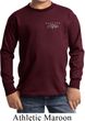 Kids Ford Mustang with Grill Pocket Print Long Sleeve Shirt