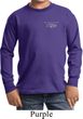 Kids Ford Mustang with Grill Pocket Print Long Sleeve Shirt