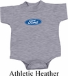 Kids Ford Romper Ford Oval Middle Print Onesie