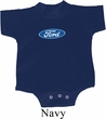 Kids Ford Romper Ford Oval Middle Print Onesie